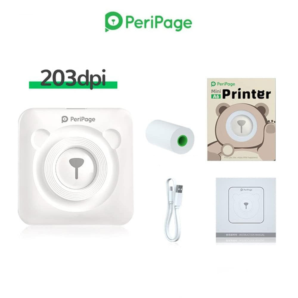 Mini Imprimante Sans Fil Thermique Bluetooth - Imprimez vos Souvenirs Instantanément !