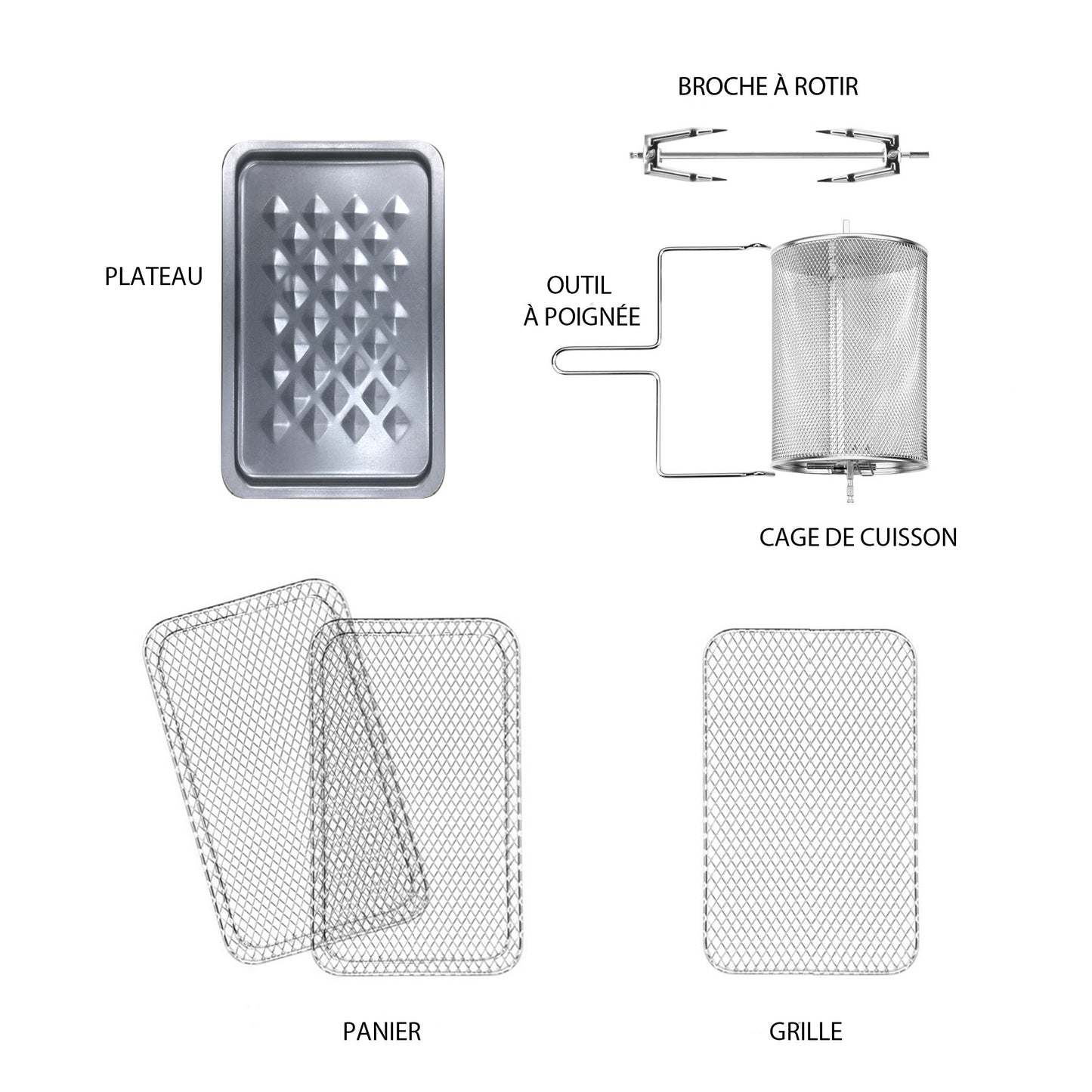 Four Intelligent Multifonction TurboAir Fryer TT-AF2 Professional 12L