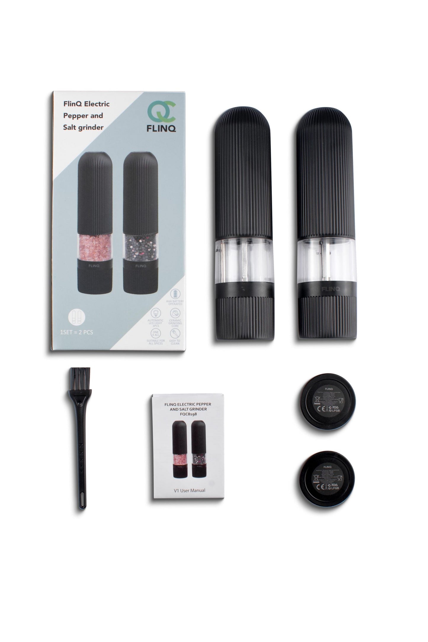 Moulin à Poivre et Sel Électrique Pratique et Élégant