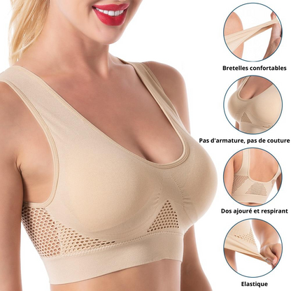 Brassière Respirante Sans Couture pour un Confort Absolu