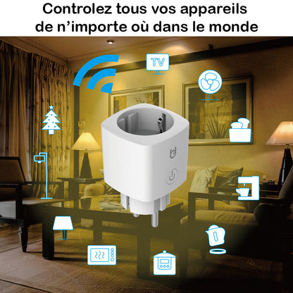 Prise d'alimentation intelligente connectée pour un contrôle à distance optimal