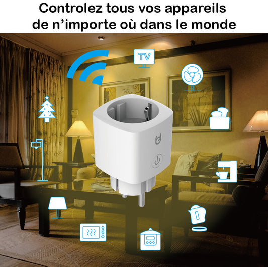 Prise d'alimentation intelligente connectée pour un contrôle à distance optimal