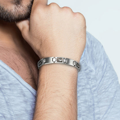 Bracelet Signe du Zodiaque en acier inoxydable pour homme