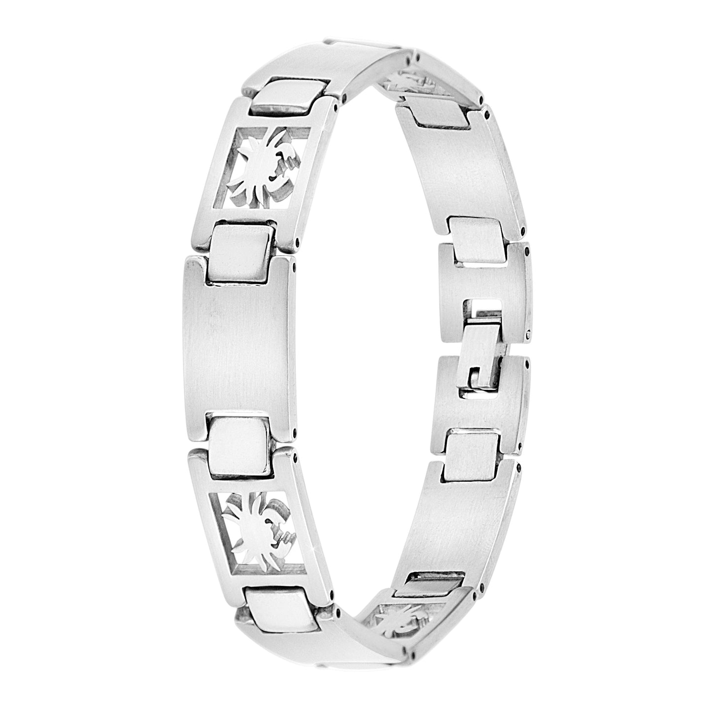 Bracelet Signe du Zodiaque en acier inoxydable pour homme