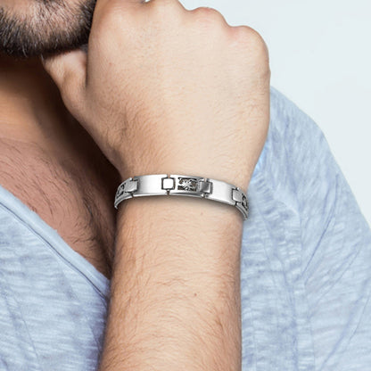 Bracelet Signe du Zodiaque en acier inoxydable pour homme