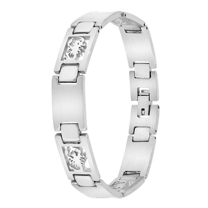 Bracelet Signe du Zodiaque en acier inoxydable pour homme