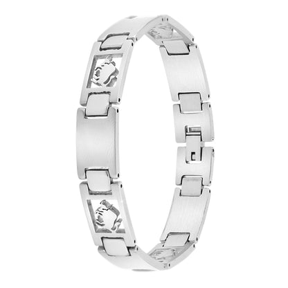 Bracelet Signe du Zodiaque en acier inoxydable pour homme