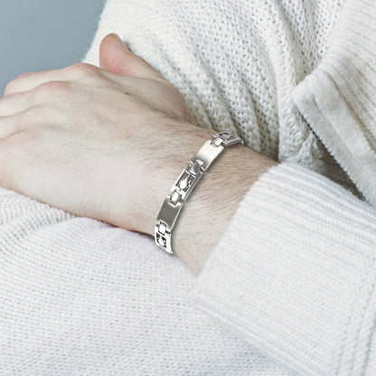 Bracelet Signe du Zodiaque en acier inoxydable pour homme