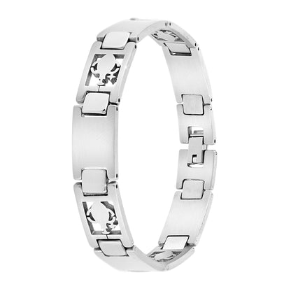Bracelet Signe du Zodiaque en acier inoxydable pour homme