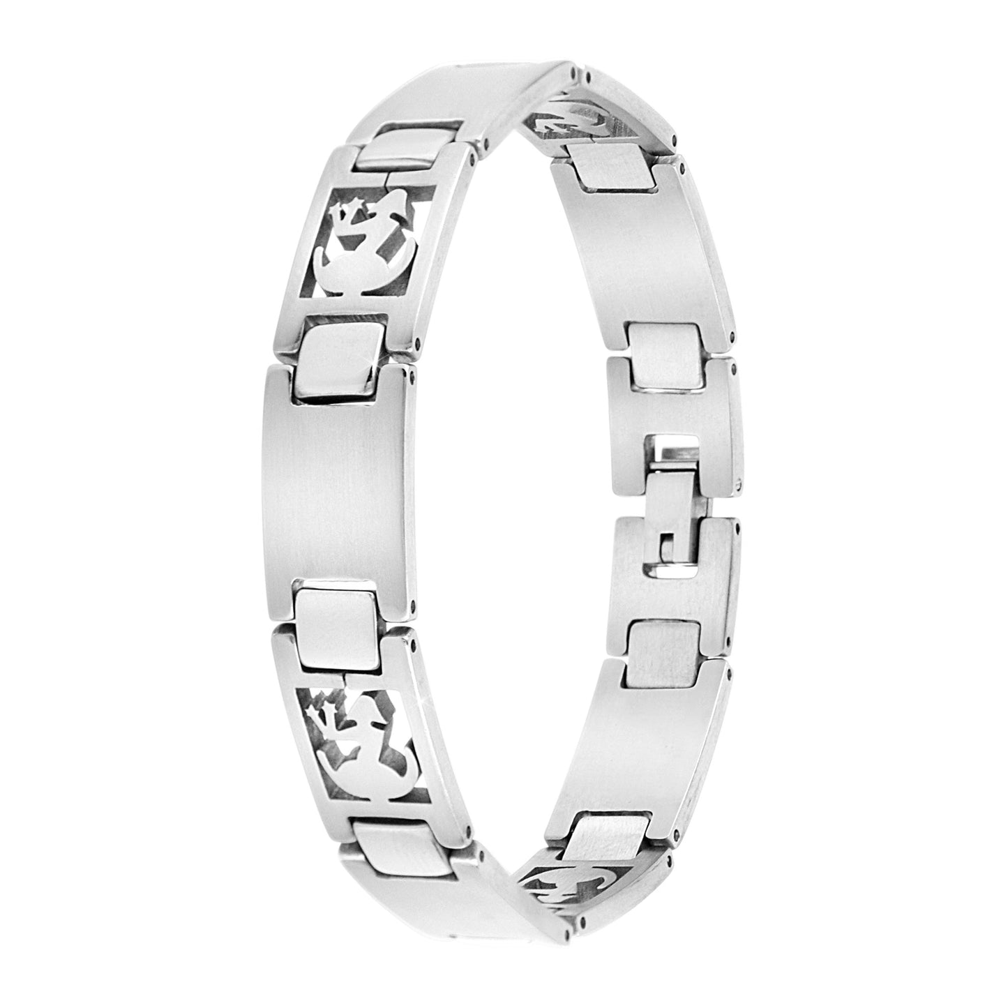 Bracelet Signe du Zodiaque en acier inoxydable pour homme