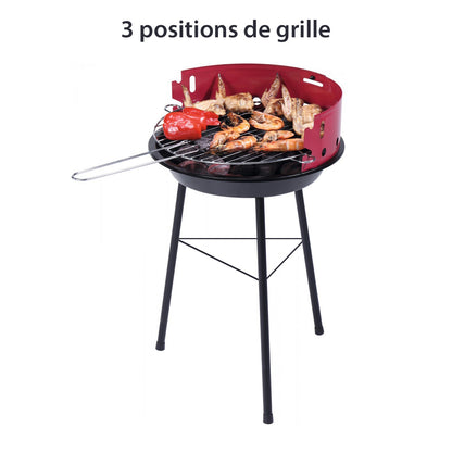 Barbecue en Charbon de 36 cm avec Livraison Gratuite