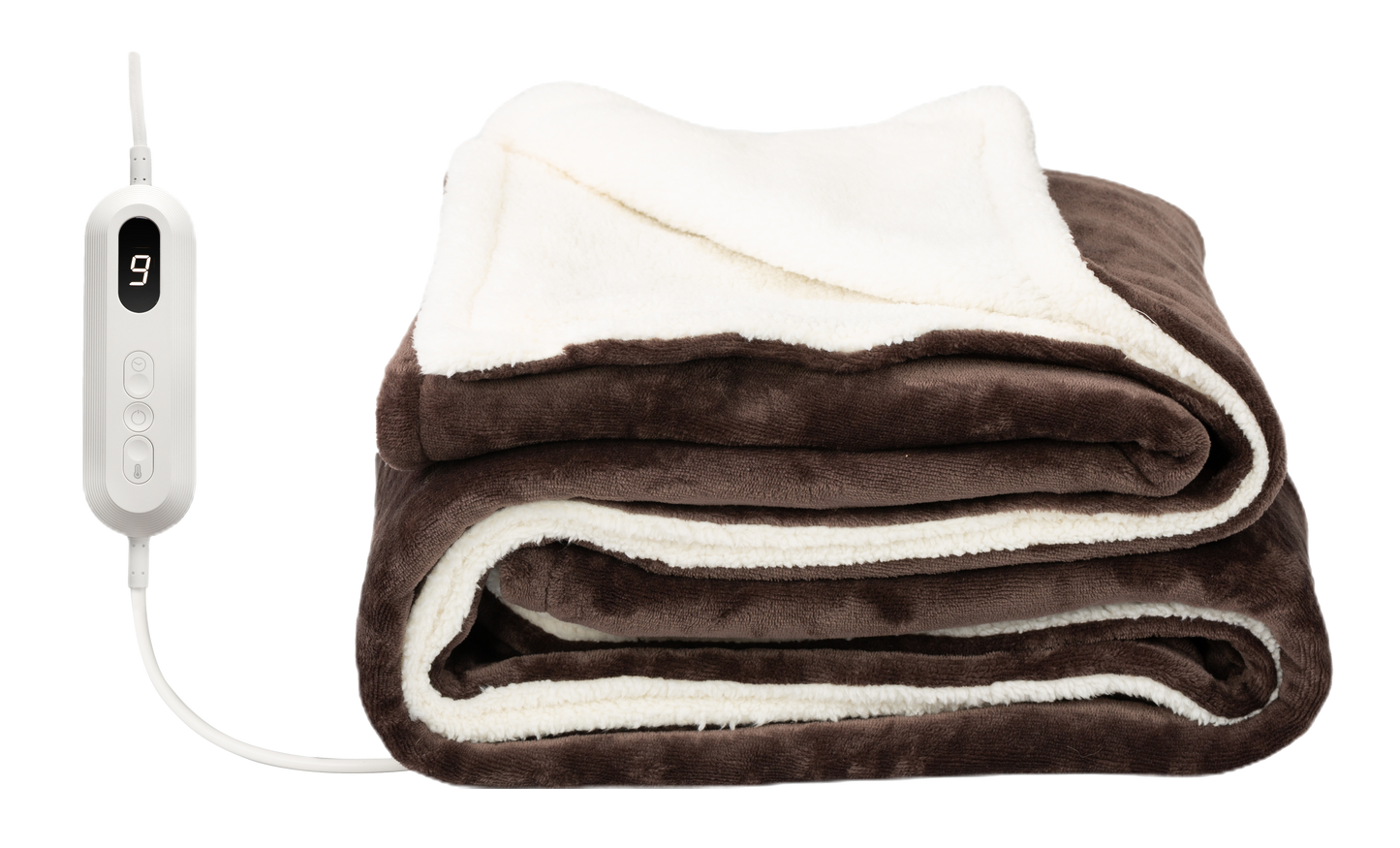 Couverture électrique polaire chaude avec 9 réglages de température