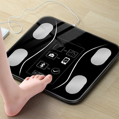 Balance Intelligente Connectée LED - Suivi Précis du Poids et Design Élégant