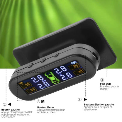 Moniteur Intelligent de Pression des Pneus Sans Fil