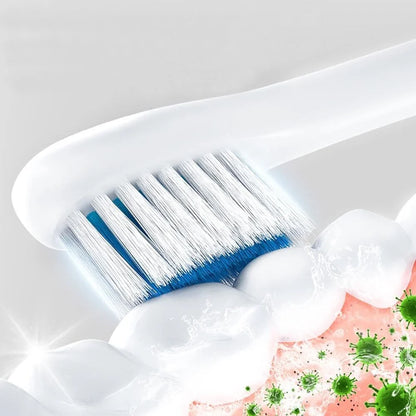 Brosse à dents électrique innovante avec 8 têtes interchangeables et socle de maintien