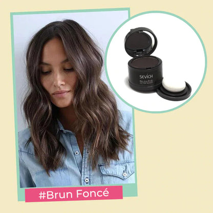 Poudre d'Ombrage Capillaire : Retouche Racines Instantanée et Naturelle