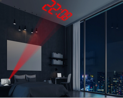 Réveil numérique multifonctions avec projection et radio