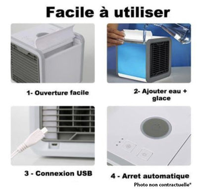 ARTIC CUBE - Mini climatiseur innovant pour un confort frais et agréable !