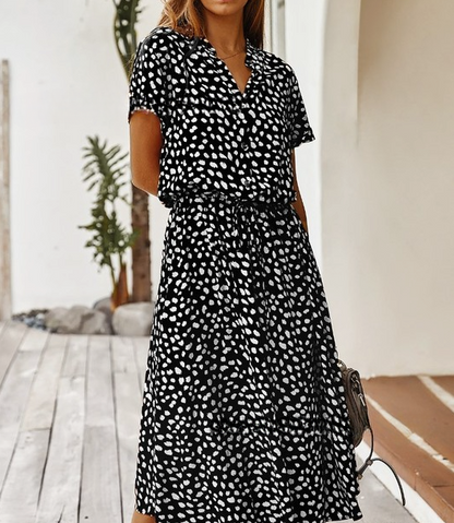 Robe d'Été Légère à Motifs Imprimés pour Femme