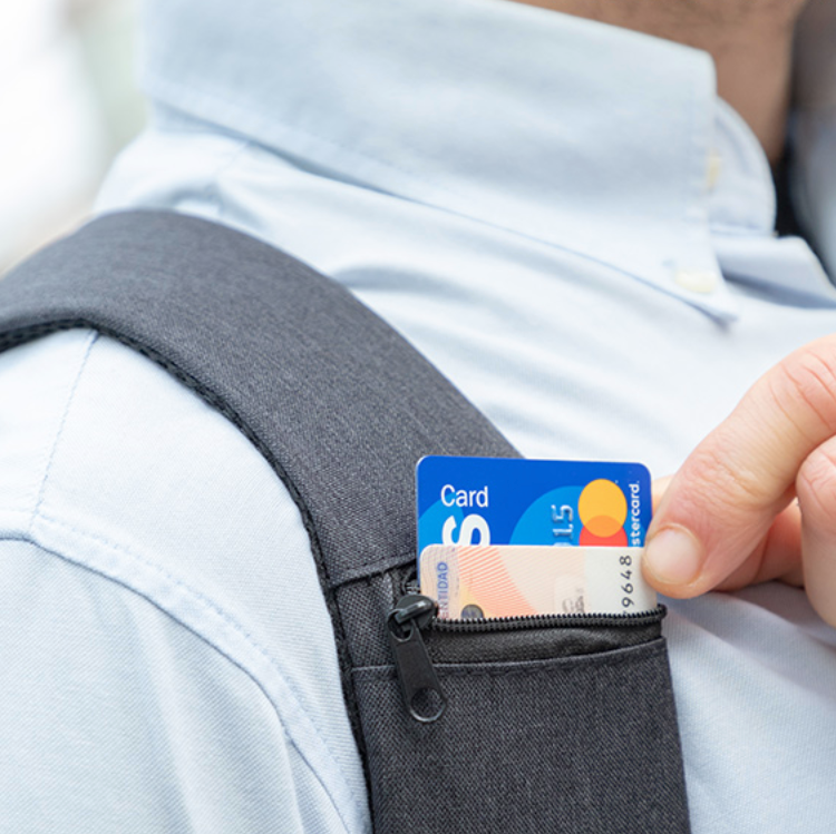 Sac à dos anti-vol innovant avec chargeur USB intégré