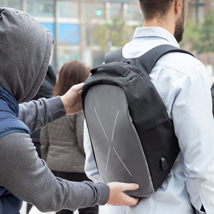Sac à dos anti-vol innovant avec chargeur USB intégré