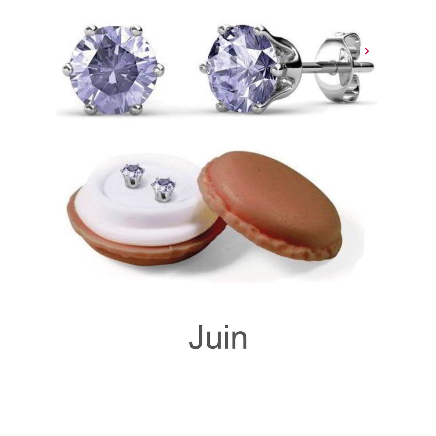 Boucles d'oreilles en cristal autrichien avec pierres de naissance - Élégance personnalisée