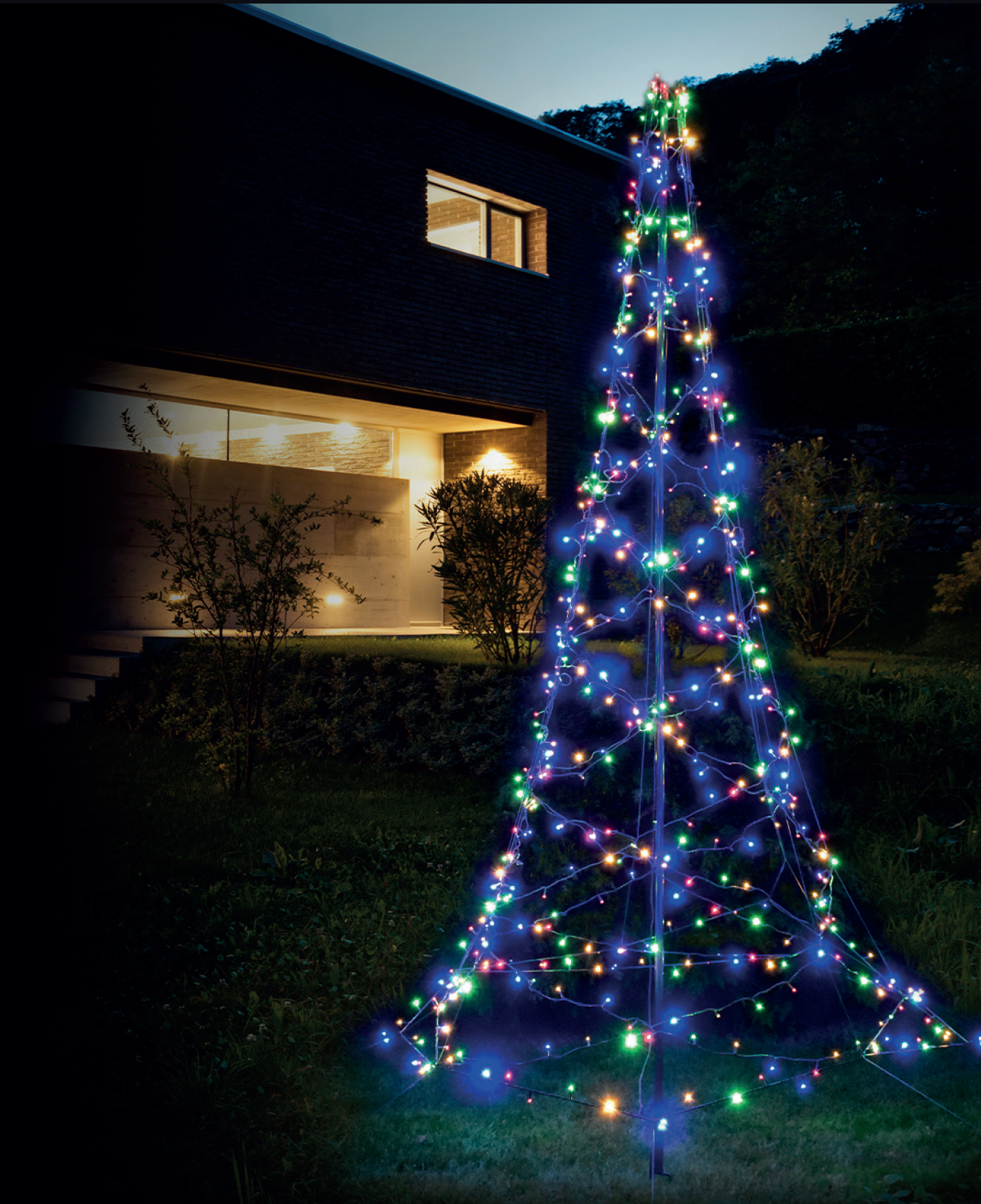 Sapin de Noël en Guirlande Lumineuse avec Télécommande – Éclairez vos Fêtes !