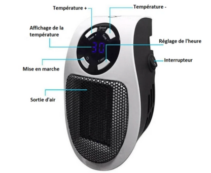 Mini Radiateur Électrique Compact et Pratique