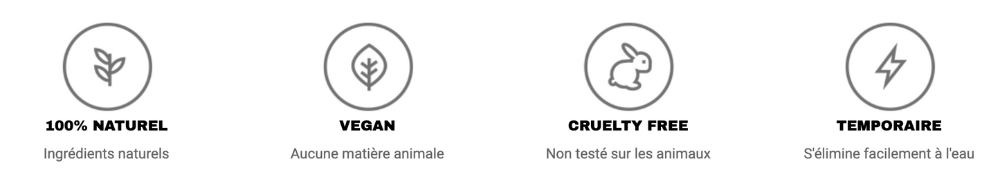 Ensemble de 3 Crèmes Colorantes Temporaires Crazyglow - Éclat & Créativité