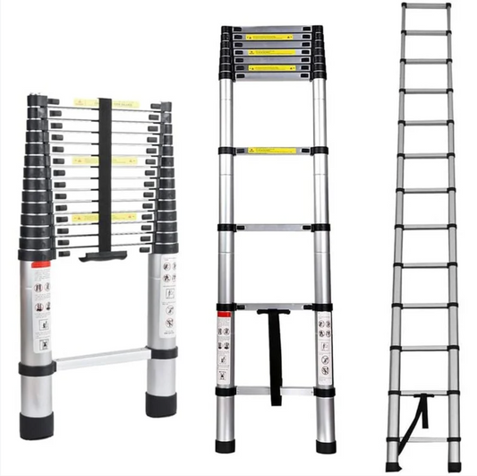 Échelle Télescopique Multi-Fonction en Aluminium 2 mètres - Pratique et Robuste
