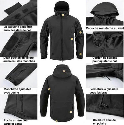 Veste Tactique Imperméable et Confortable pour Toutes Vos Aventures