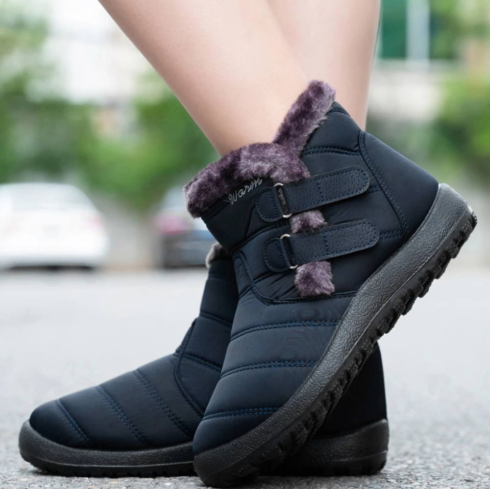 Bottes d'hiver imperméables ultra confortables et faciles à enfiler