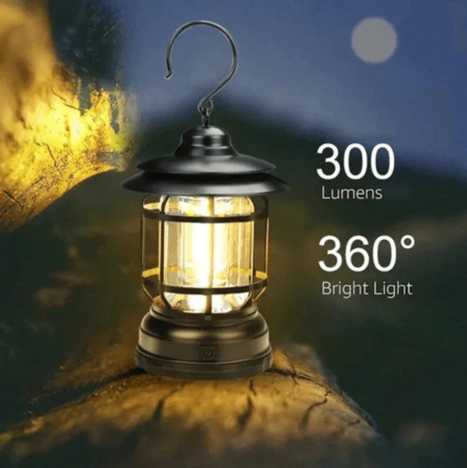 Lampe Rétro Énergétiquement Efficace avec Lumière Ajustable