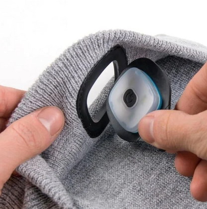 Bonnet d'hiver avec LED intégrée : chaleur et éclairage en un seul accessoire !