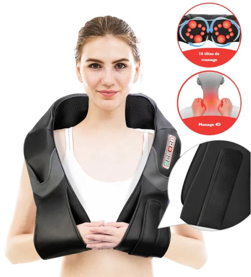 Coussin Massant Shiatsu Chauffant pour un Bien-être Instantané