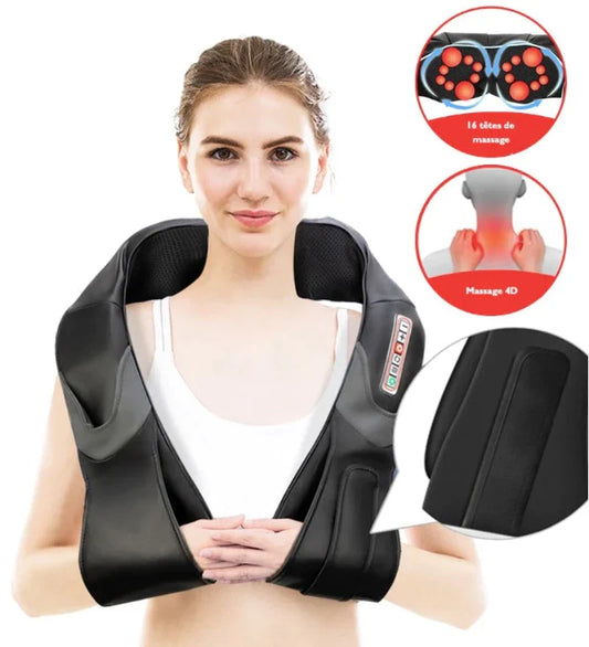 Coussin Massant Shiatsu Chauffant pour un Bien-être Instantané