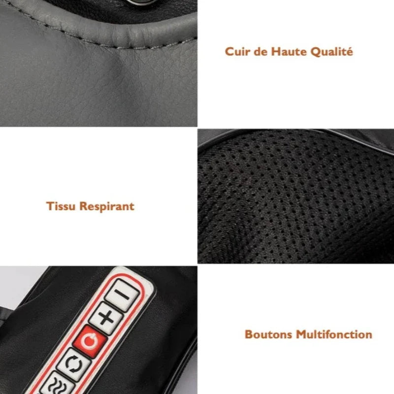 Coussin Massant Shiatsu Chauffant pour un Bien-être Instantané