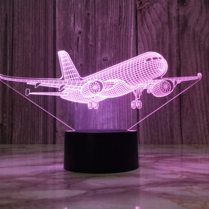 Lampe de Chevet 3D Avion - Éclairez Vos Nuits avec Style!