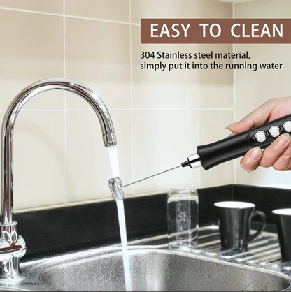 Mini Fouet Électrique Sans Fil 3 en 1 - Puissance et Praticité à Portée de Main