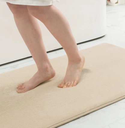 Tapis de bain en mousse à mémoire de forme absorbant et à séchage rapide