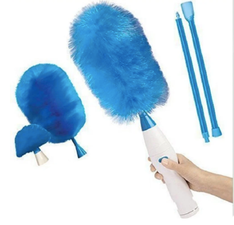 Plumeau électrique réglable avec 2 brosses incluses