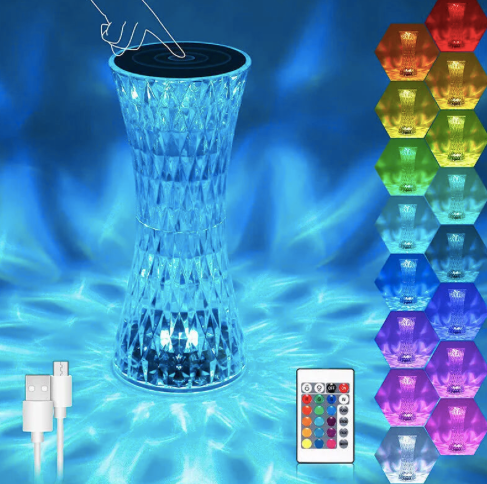 Lampe de table LED tactile 16 couleurs – Personnalisez votre éclairage