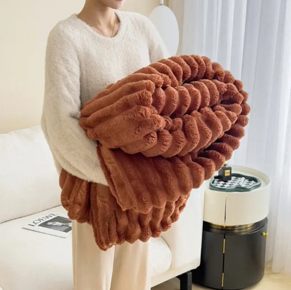 Plaid en Velours Tendance - Collection Hiver 2024