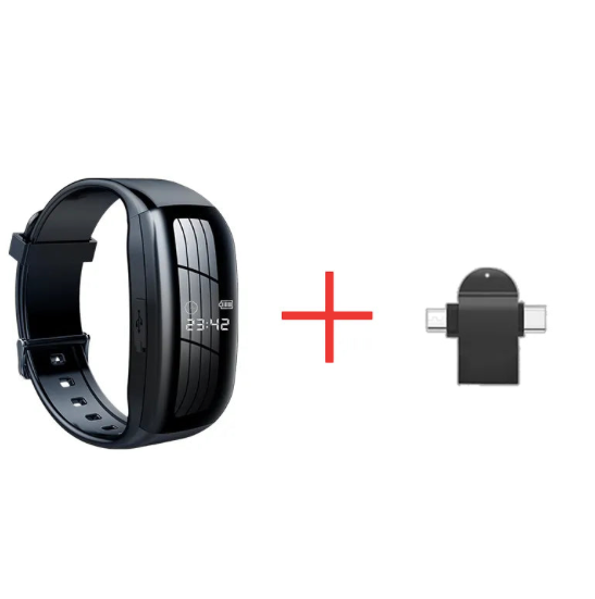 Montre connectée espion avec enregistreur vocal intégré