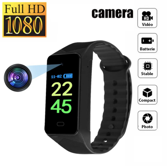 Montre connectée espion avec enregistreur vocal intégré