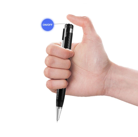 Stylo espion élégant avec enregistreur vocal intégré