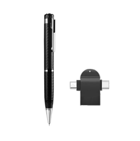 Stylo espion élégant avec enregistreur vocal intégré