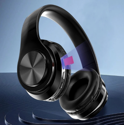 Casque Bluetooth 5.0 Pliable Sans Fil avec Microphone