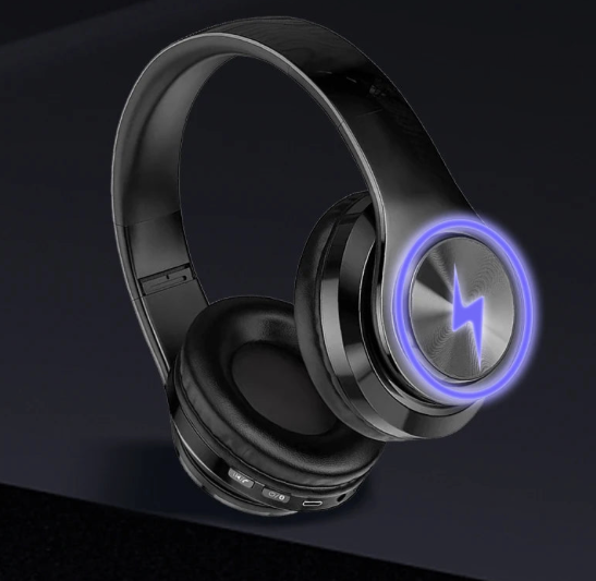 Casque Bluetooth 5.0 Pliable Sans Fil avec Microphone