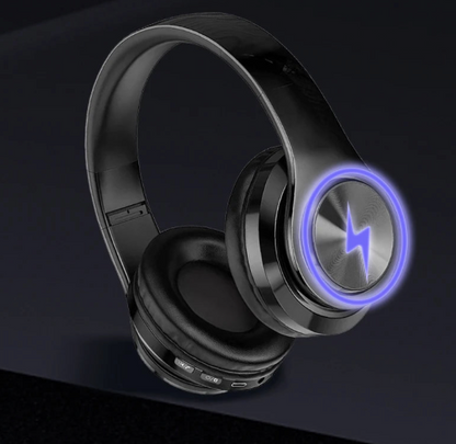 Casque Bluetooth 5.0 Pliable Sans Fil avec Microphone